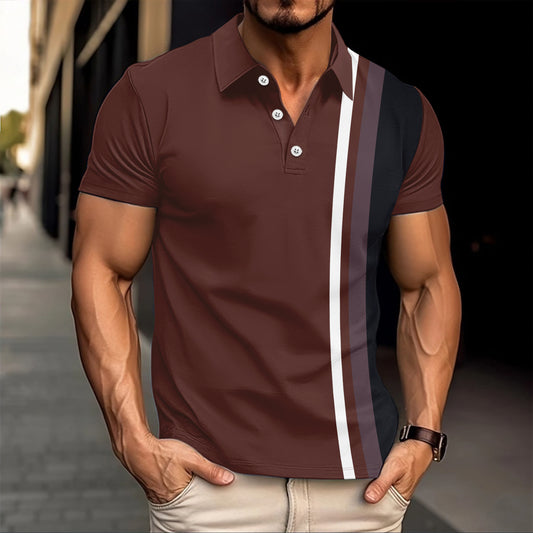 Roger – Striped Polo Shirt