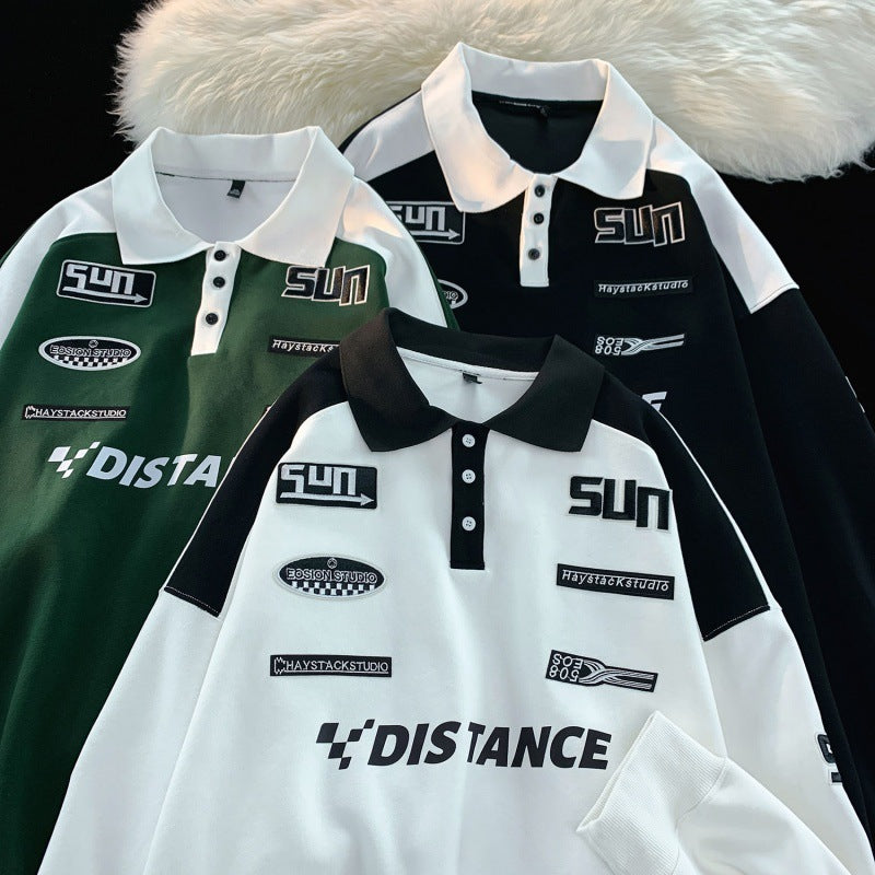 Jim – Retro Knit Polo Sweater