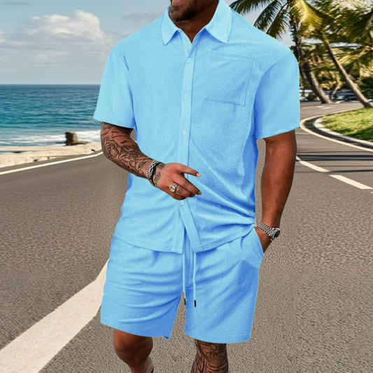 Douglas – Casual Men's Short Sleeve Set