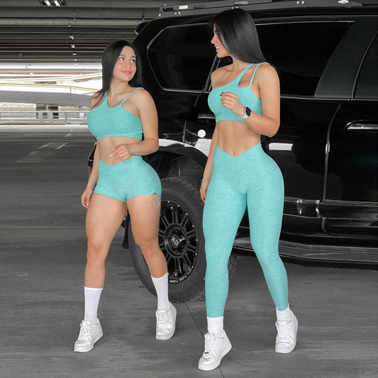 Lynda – Mint Green Fitness Suit
