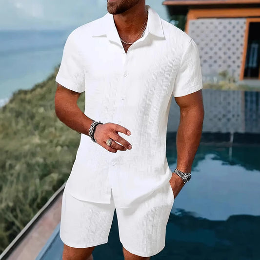 Dan – Summer Jacquard Casual Suit