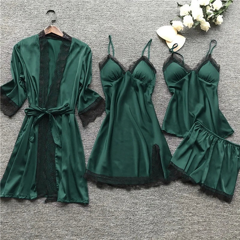 Melanie – Satin Pajama Set