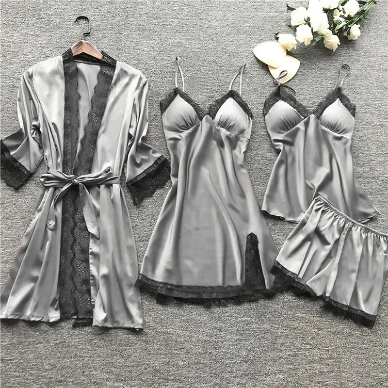 Melanie – Satin Pajama Set