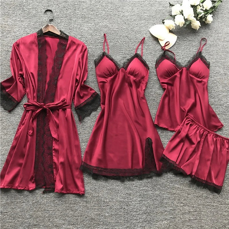 Melanie – Satin Pajama Set