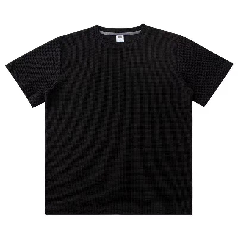 Benjamin – Men's Loose Solid Color Knitted T-shirt