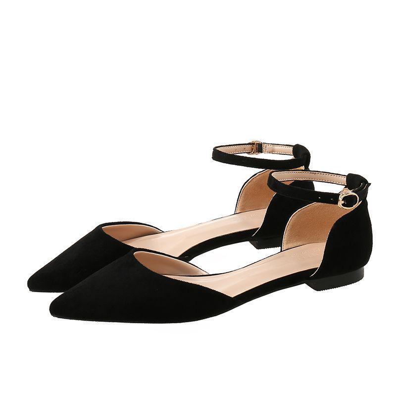 Vanessa – Simple Flat Vegan Leather Sandals