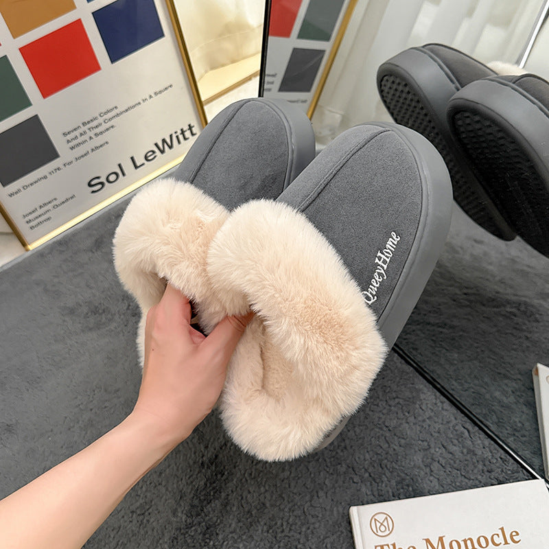 Amanda – Warm Plush Cotton Slippers for Women
