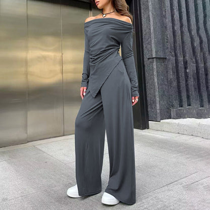 Stephanie – High Waist Irregular Slim-fit Top