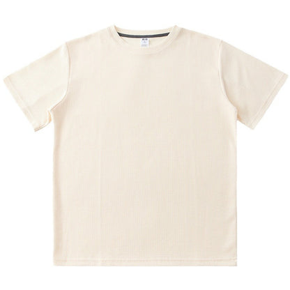 Benjamin – Men's Loose Solid Color Knitted T-shirt