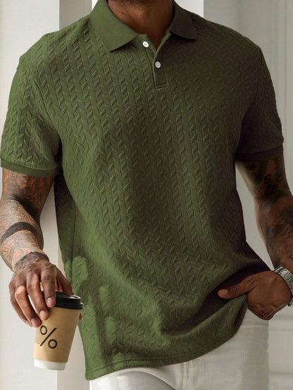 Robin – Simple Polo Collar Short Sleeve Shirt