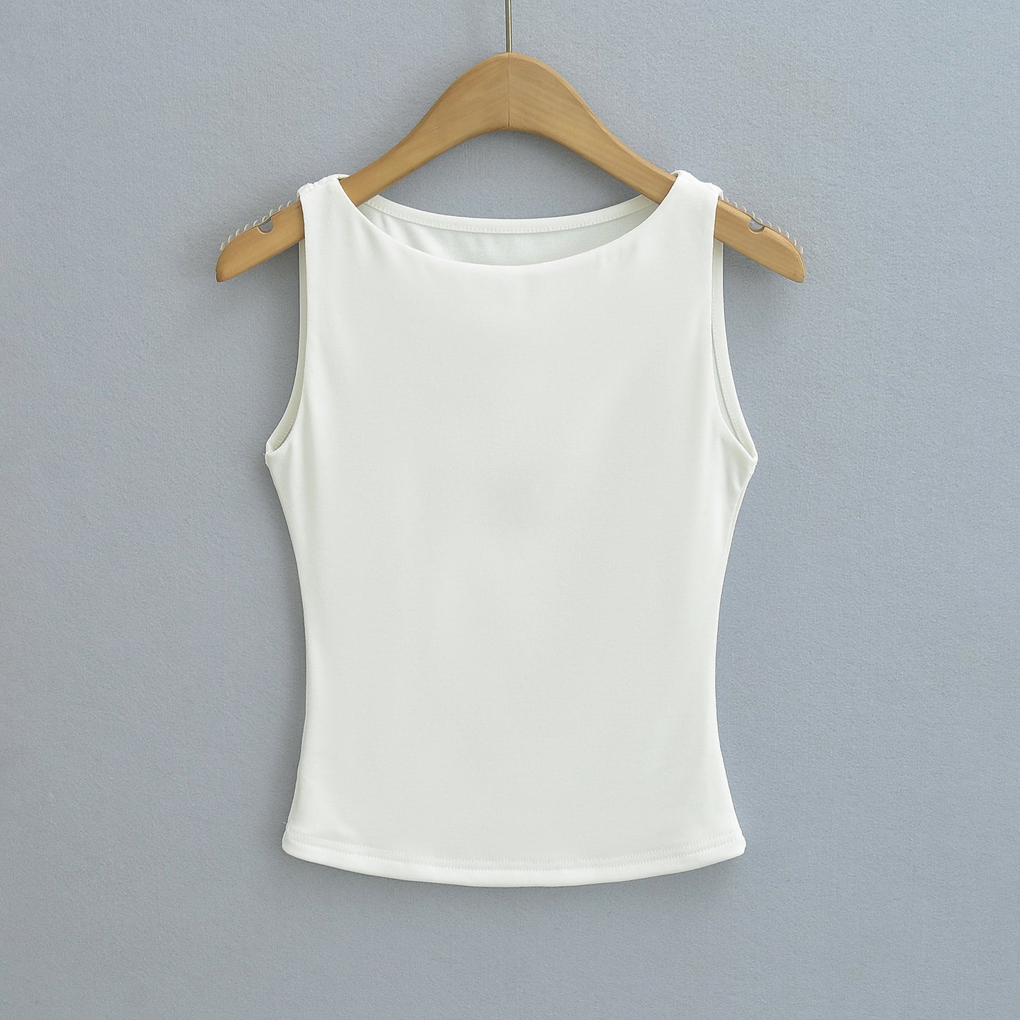 Jasmine – Off-Shoulder Double-Layer Sleeveless Vest