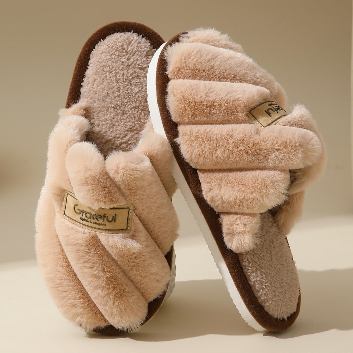 Christine – Women's Cozy Platform Slippers