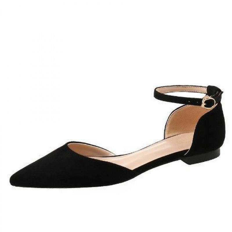 Vanessa – Simple Flat Vegan Leather Sandals
