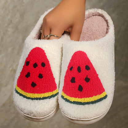 Lucy – Fruit Pattern Casual Slippers
