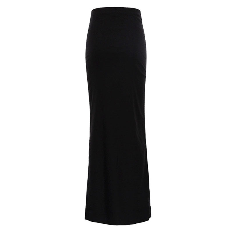 Lucy – Elegant A-Line Skirt in Black