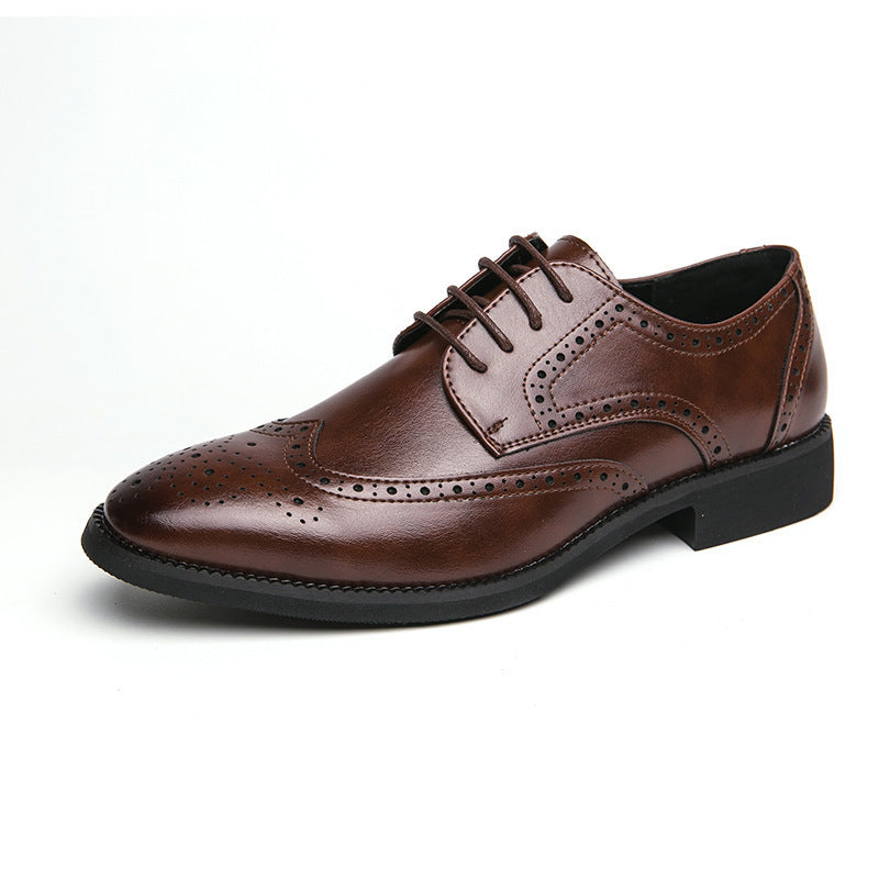 Steven – Pointed Vegan Leather Shoes