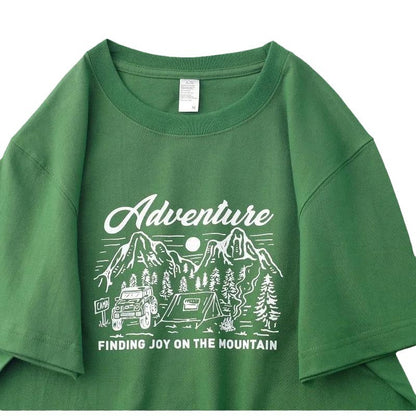 Alexander – Loose Casual Half Sleeve T-Shirt with Letter Print
