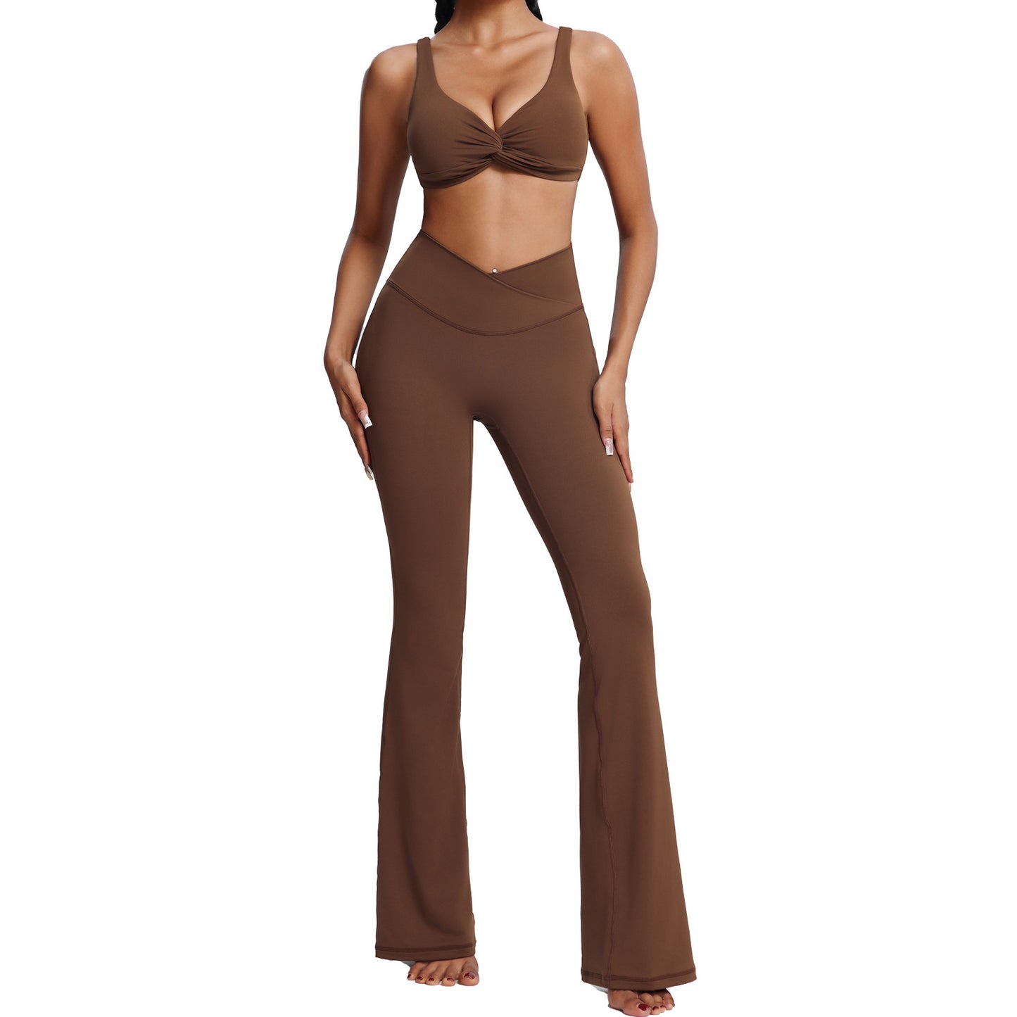 Christina – Tight Sportswear Two-Piece Suit