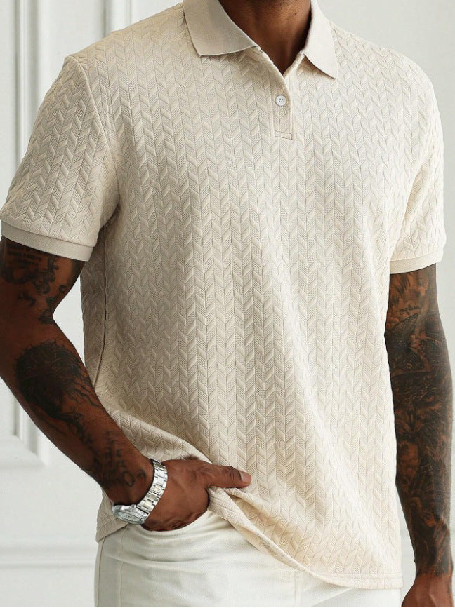Robin – Simple Polo Collar Short Sleeve Shirt