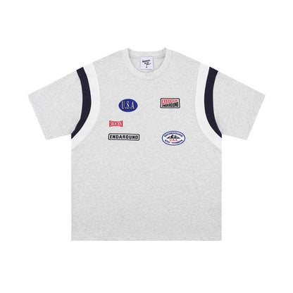 Lee – Men's Loose Summer Top with Color Blocking