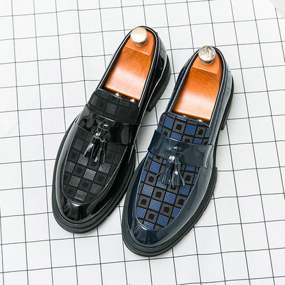 Julian – Men's Platform Vegan Leather Slip-On Shoes