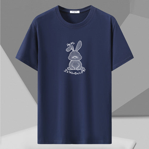 Joe – Men's Loose Round Neck Half Sleeve Shirt