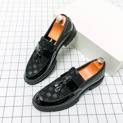 Julian – Men's Platform Vegan Leather Slip-On Shoes