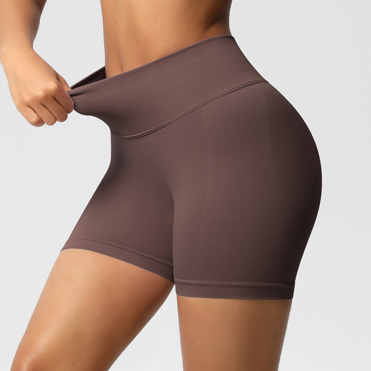 Jennifer – Seamless High Waist Fitness Shorts