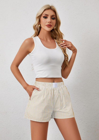 Harriet – Casual Striped Women's Shorts