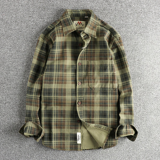 Bobby – Fashionable Plaid Long-sleeved Shirt