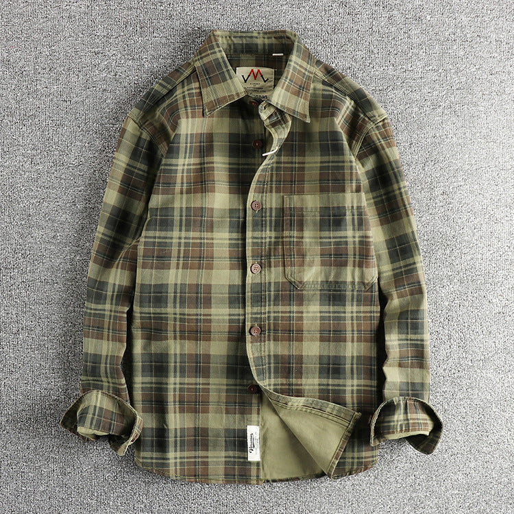 Bobby – Fashionable Plaid Long-sleeved Shirt