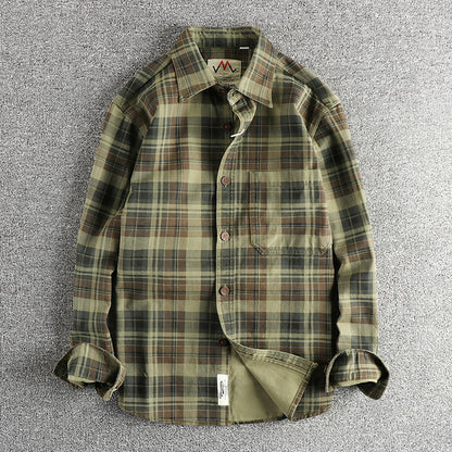 Bobby – Fashionable Plaid Long-sleeved Shirt