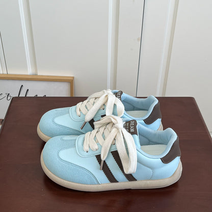 Louise – Low-top Square Toe Canvas Shoes