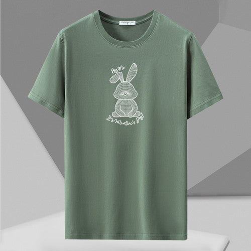 Joe – Men's Loose Round Neck Half Sleeve Shirt