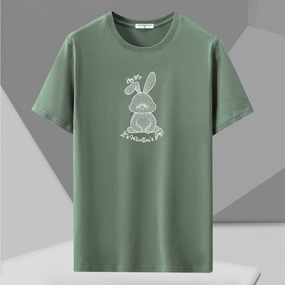 Joe – Men's Loose Round Neck Half Sleeve Shirt