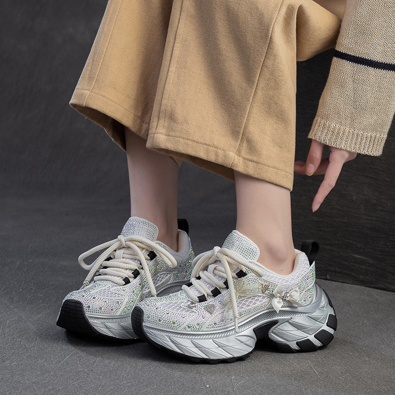 Pamela – Height Increasing Air Cushion Mesh Sneakers