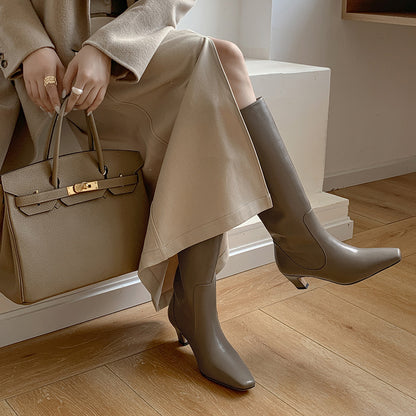 Kate – Tall Vegan Leather Boots