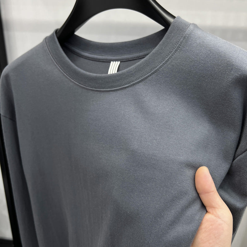Rhys – Long-staple Cotton Off-shoulder Shirt