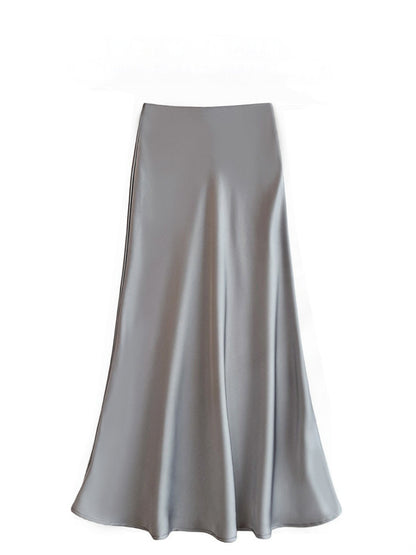 Jessie – Mid-length Silky Skirt
