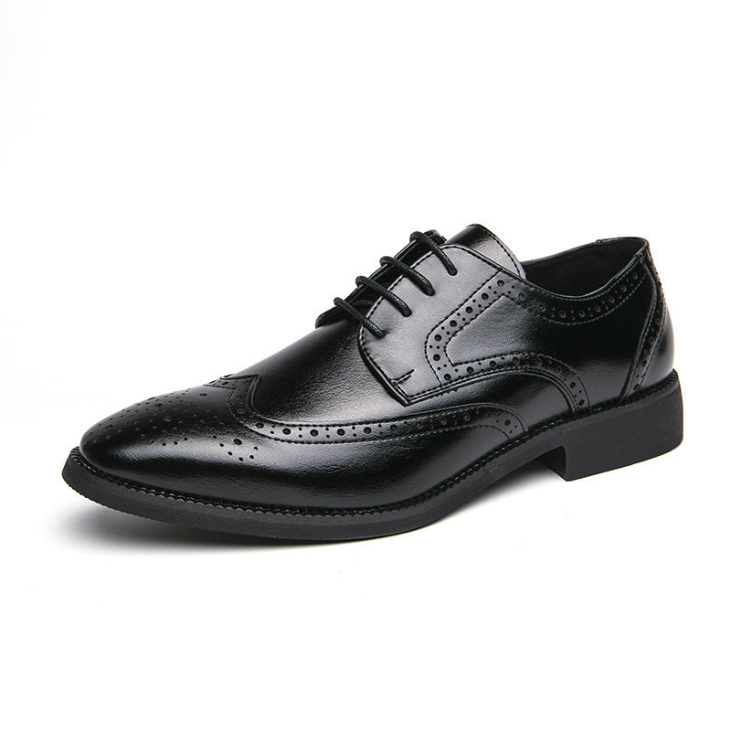 Steven – Pointed Vegan Leather Shoes