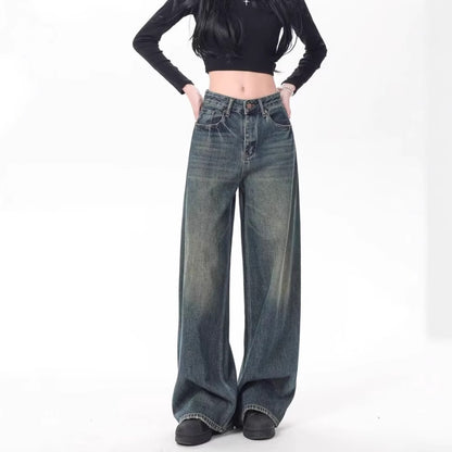 Hayley – High Waist Versatile Wide Leg Jeans