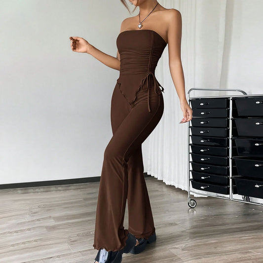 Ann – Stylish Tube Top and Trousers Set