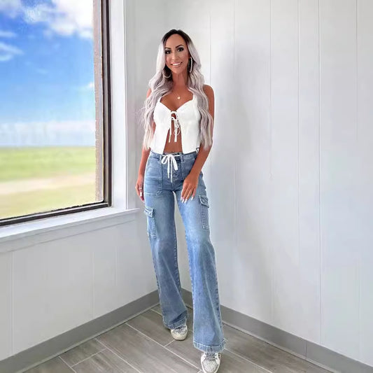 Natalie – Fashionable Women's Straight Jeans