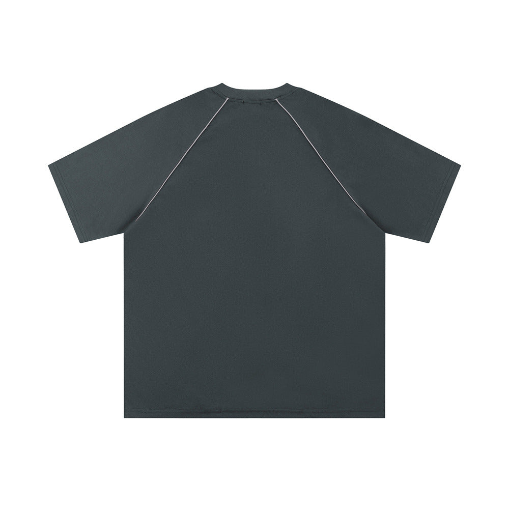 Kenny – Men's Loose Summer T-shirt with Metal Label