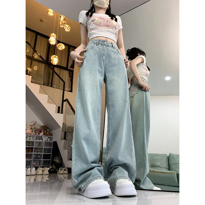Kathryn – Bow Embroidered Wide Leg Jeans