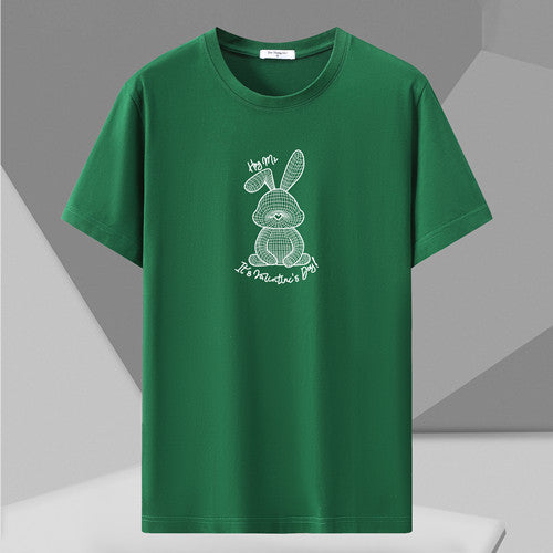 Joe – Men's Loose Round Neck Half Sleeve Shirt