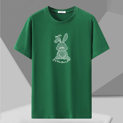 Joe – Men's Loose Round Neck Half Sleeve Shirt