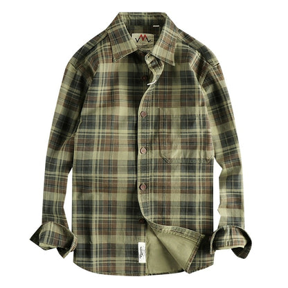 Bobby – Fashionable Plaid Long-sleeved Shirt