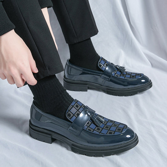Julian – Men's Platform Vegan Leather Slip-On Shoes