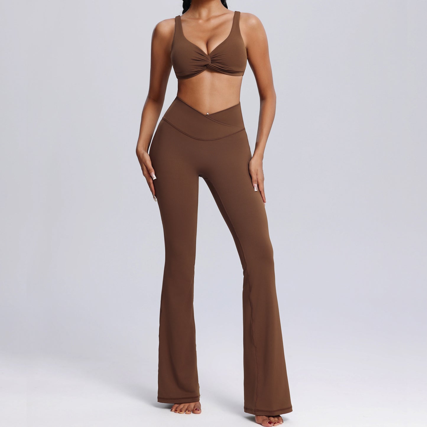 Christina – Tight Sportswear Two-Piece Suit